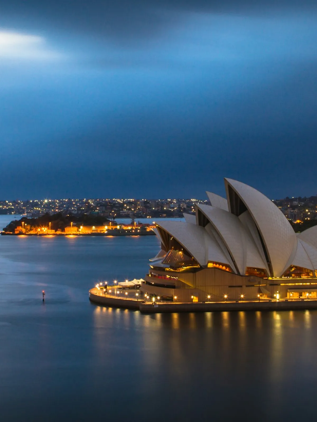 Sydney Harbour aerial view, Australia